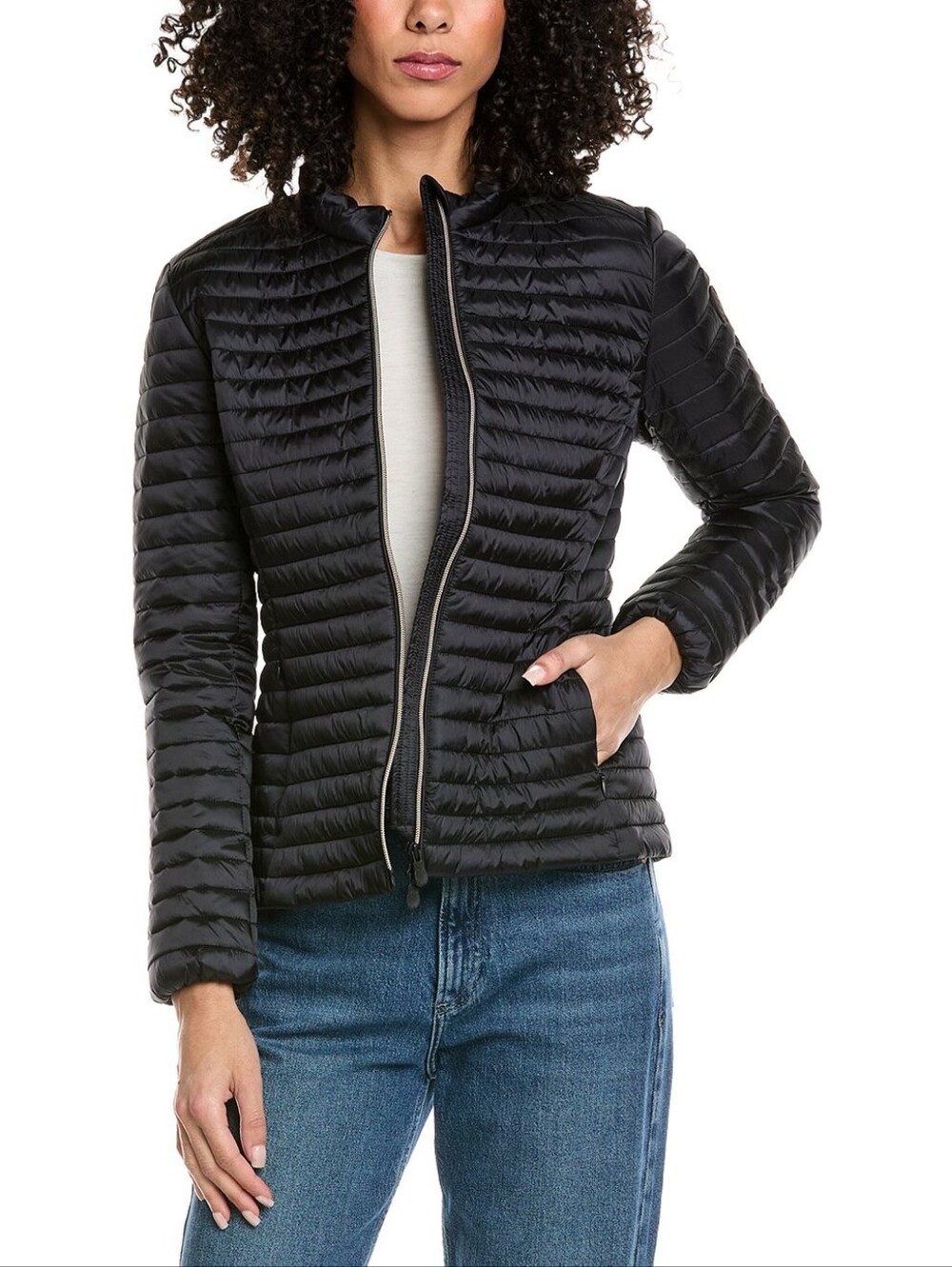 NEW Save the Duck "Andreina" Women's Puffer Jacket - Black XXL
